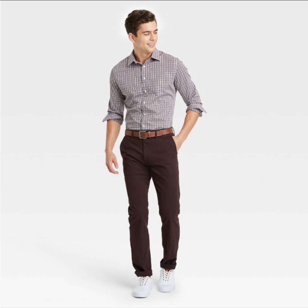 Goodfellow & Co Dark Brown Hennepin Chino